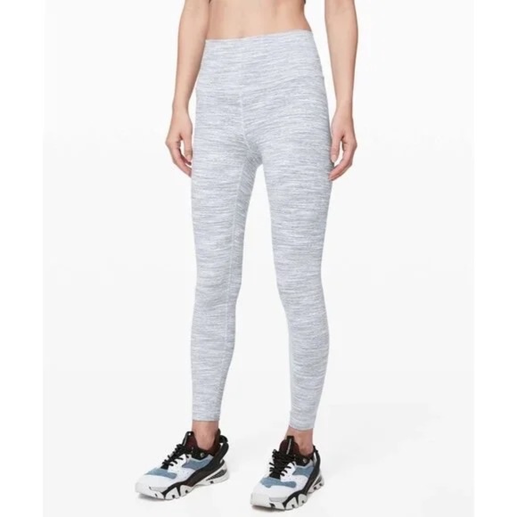 Lululemon Wunder Under High-Waisted Leggings 25" Wee Are From Space Nimbus Sz 4 - Picture 1 of 9